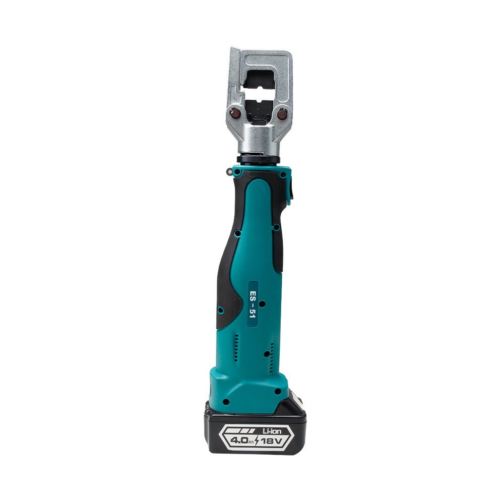 Engarzadora de cables hidráulica ES-51 de 18 V, 6T, 240 mm