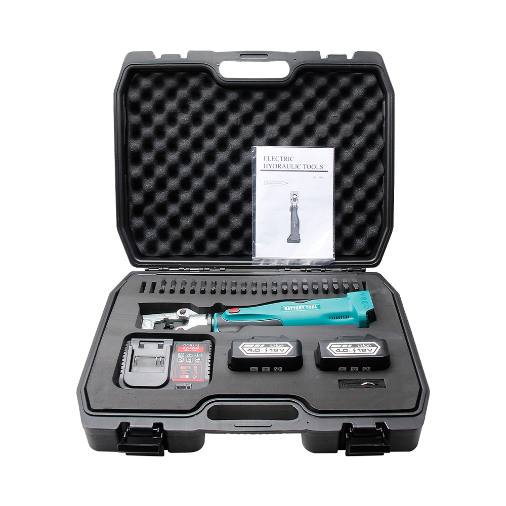 Engarzadora de cables hidráulica ES-51 de 18 V, 6T, 240 mm