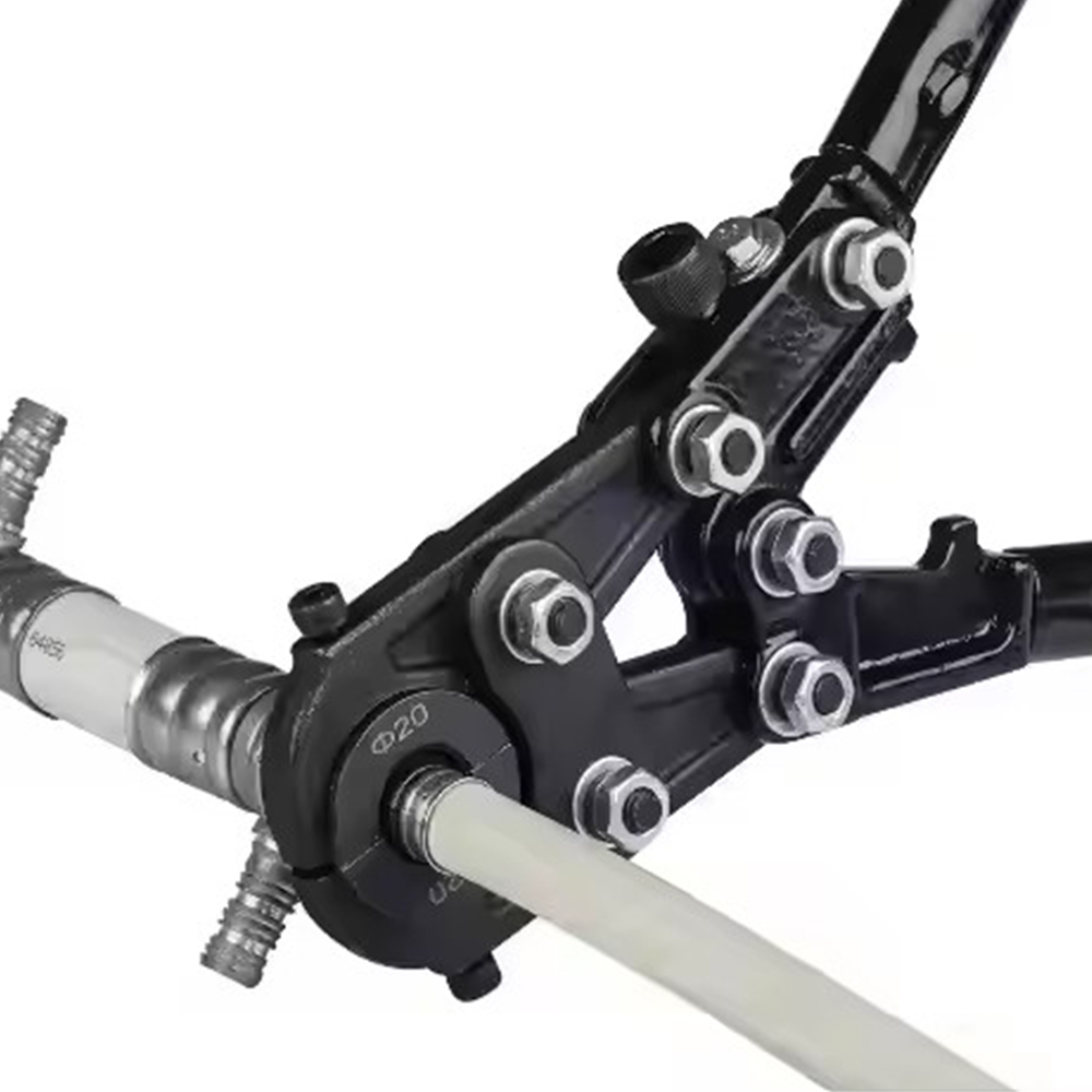 Engarzadora de tuberías manual e hidráulica de 360° giratoria multitubería