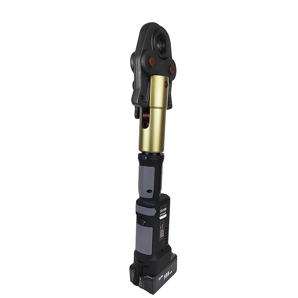 Crimpadora de tuberías de batería multitubería giratoria de alta fuerza LS-1550 / ES-1930 / MEC-1525