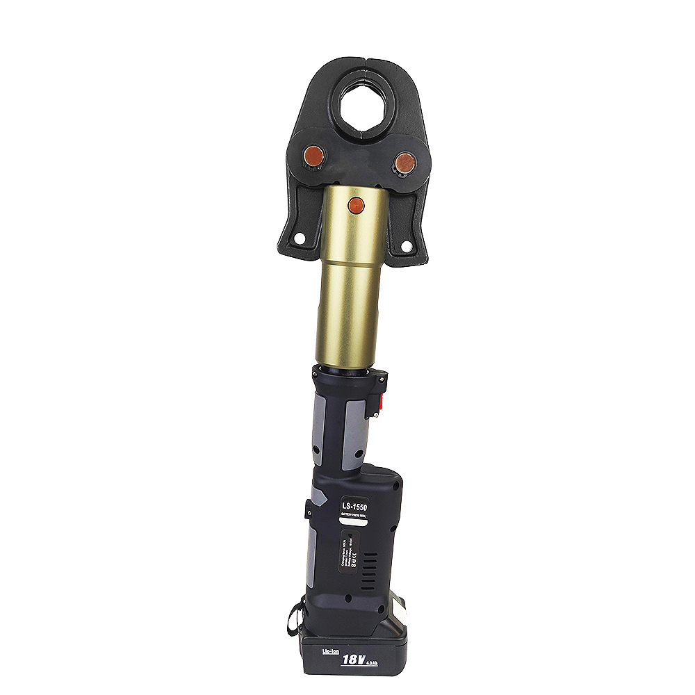 Crimpadora de tuberías de batería multitubería giratoria de alta fuerza LS-1550 / ES-1930 / MEC-1525