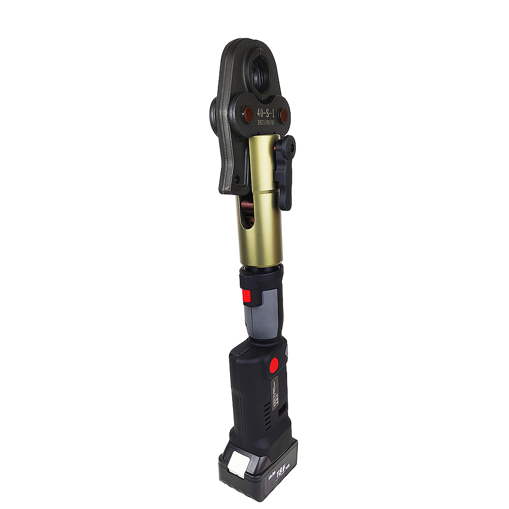 Crimpadora de tuberías de batería multitubería giratoria de alta fuerza LS-1550 / ES-1930 / MEC-1525