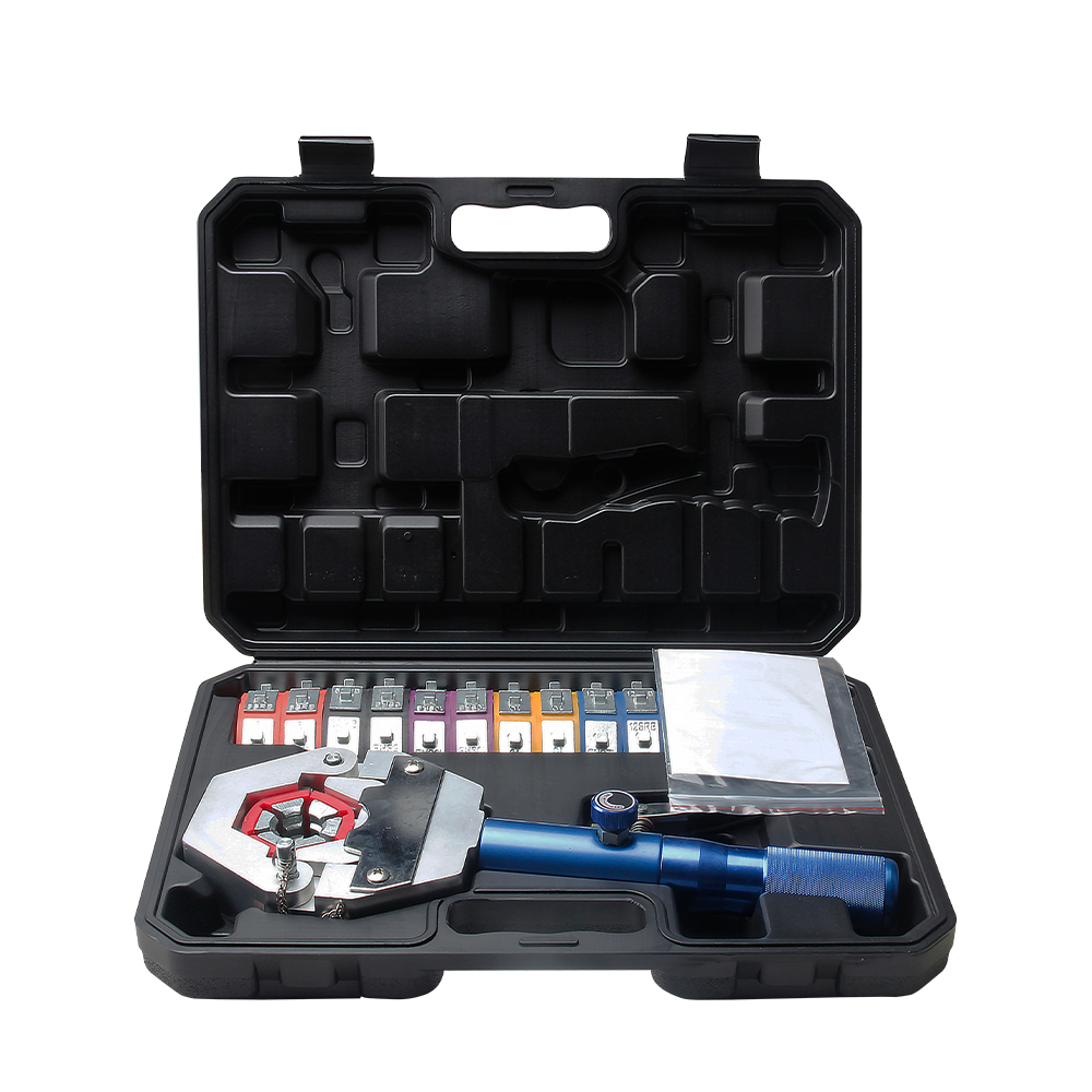 FS-7842 Engarzador de manguera de aire acondicionado hidráulico con salida de 8T