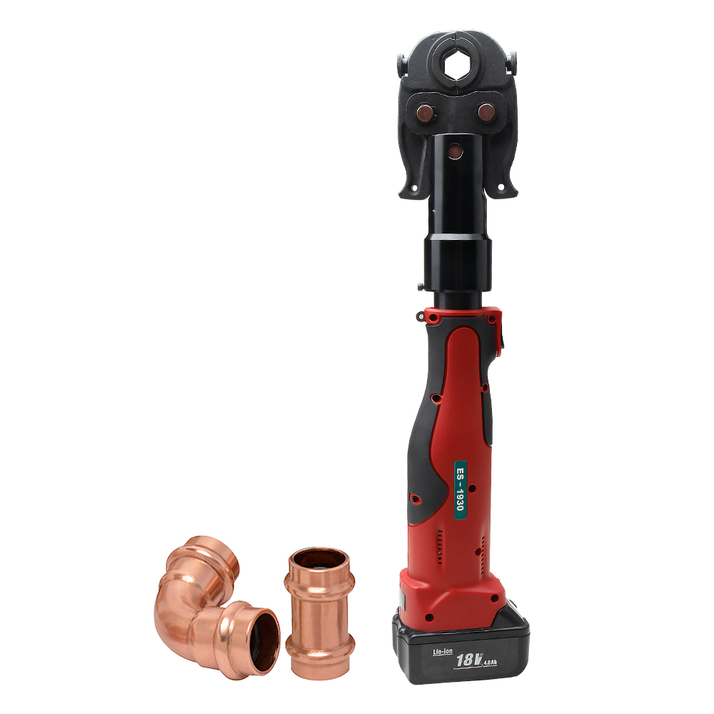 Crimpadora de tuberías de batería multitubería giratoria de alta fuerza LS-1550 / ES-1930 / MEC-1525