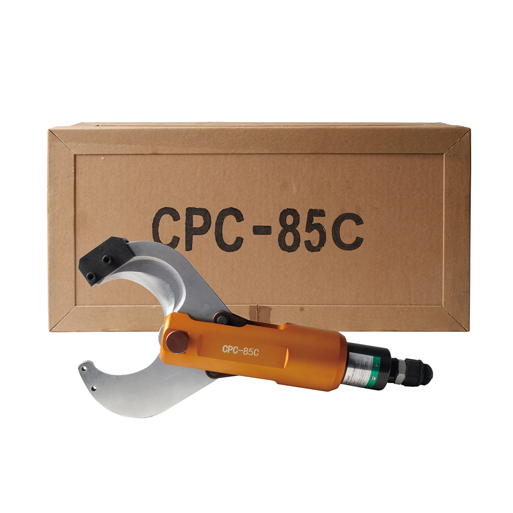 Cortadora de cables hidráulica profesional tipo C de 40–135 mm