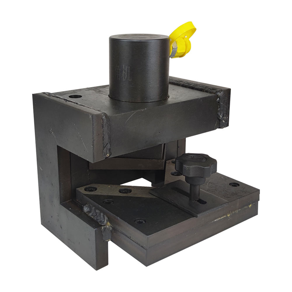Máquina hidráulica de corte y chaflán de acero angular