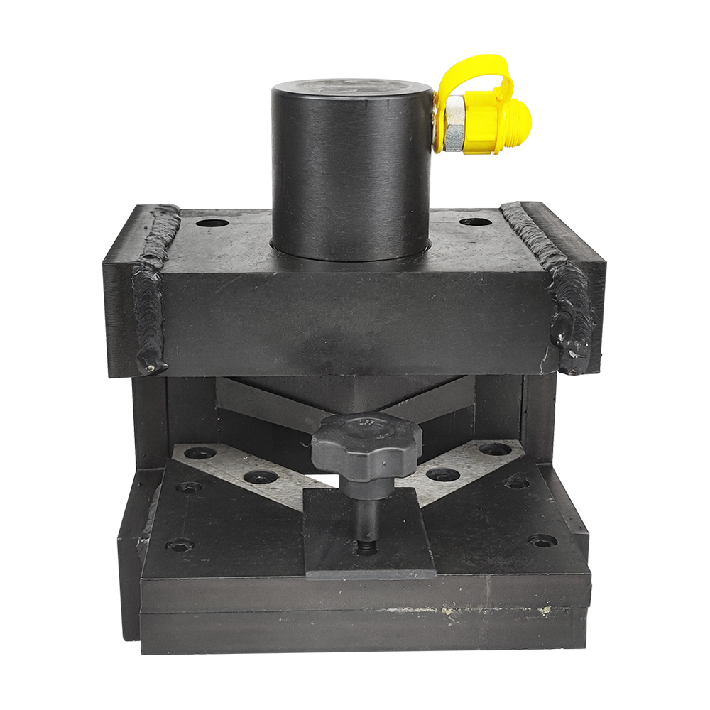 Máquina hidráulica de corte y chaflán de acero angular