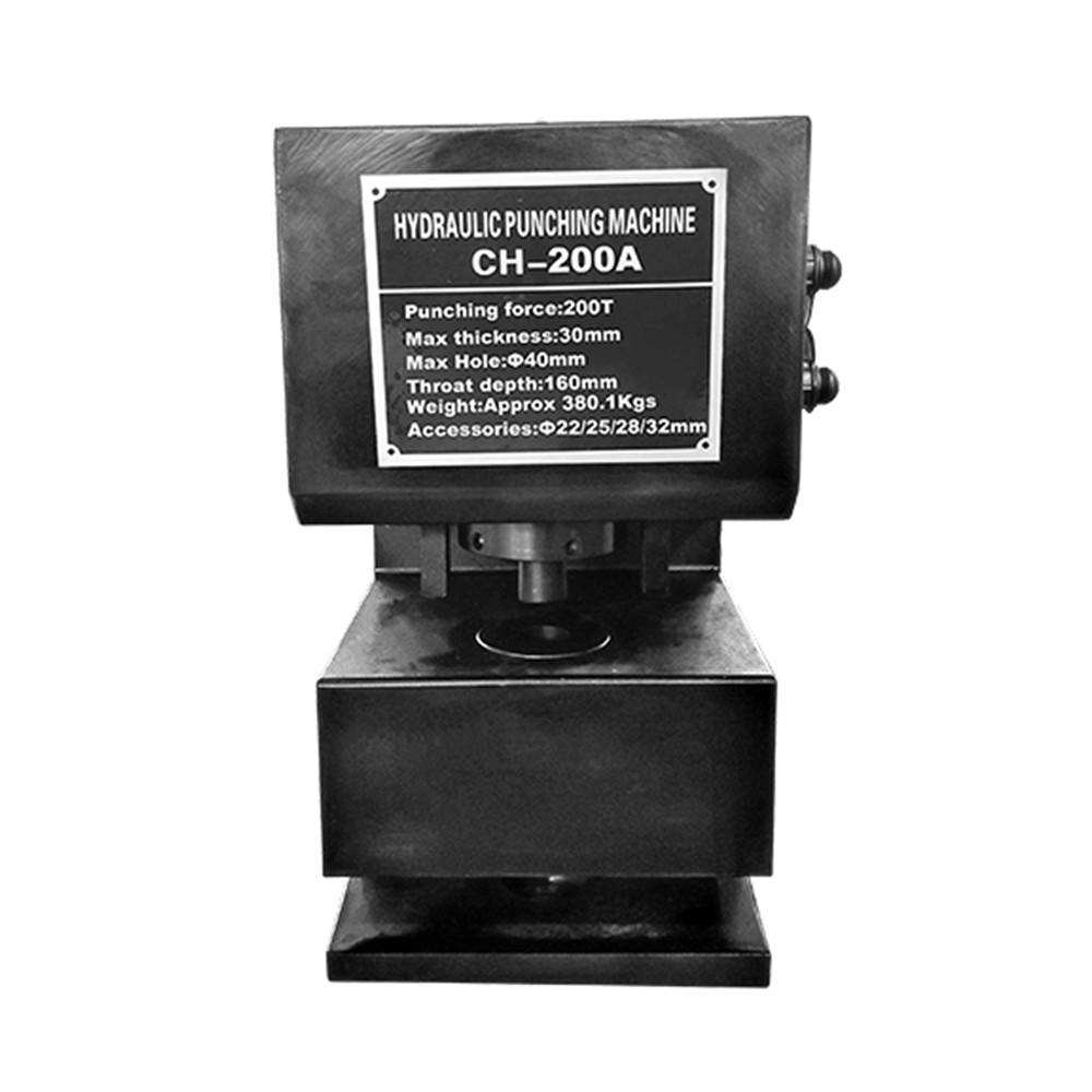 Punzonadora hidráulica CH-200A 200T para placas metálicas