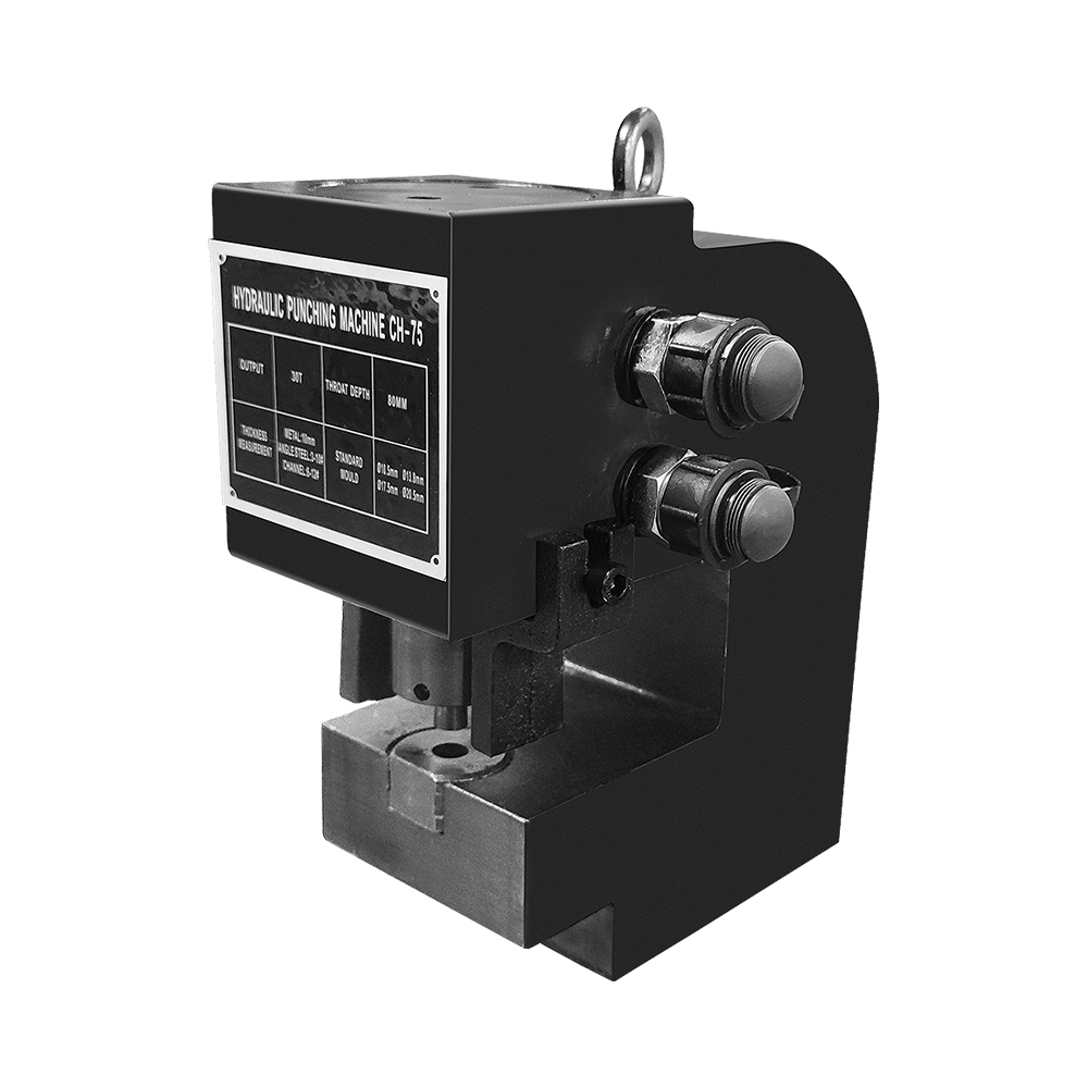 Máquina perforadora hidráulica de placas metálicas y de acero CH-75A / CH-80B