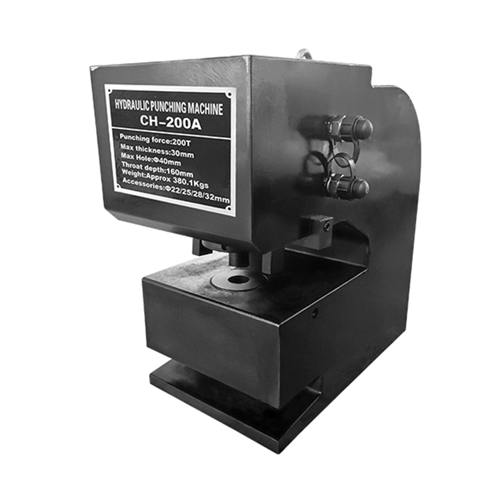 Punzonadora hidráulica CH-200A 200T para placas metálicas