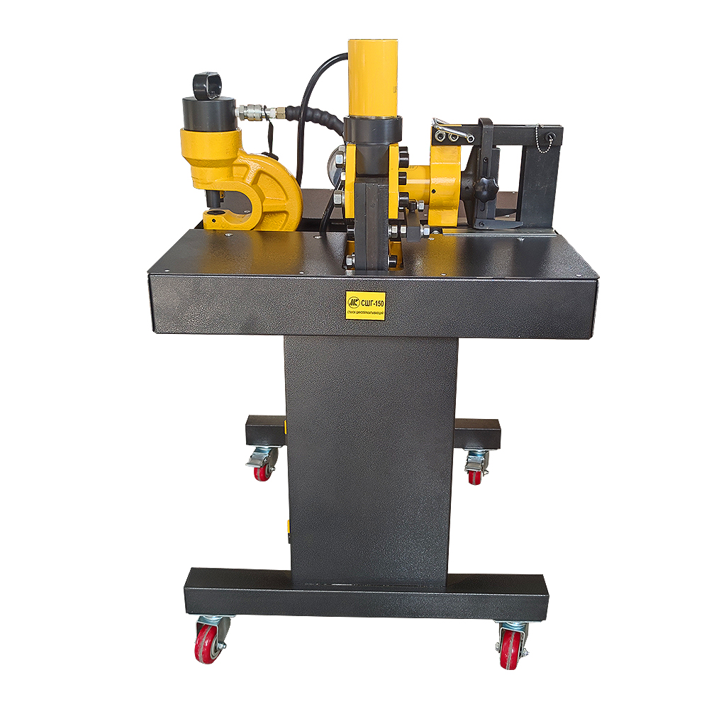 Máquina perforadora de corte y flexión hidráulica de barras colectoras 3 en 1 serie DHY