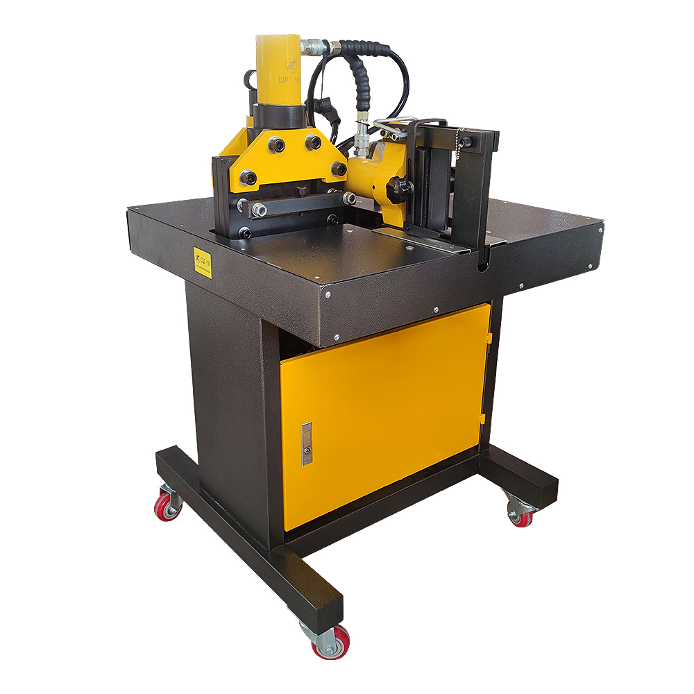 Máquina perforadora de corte y flexión hidráulica de barras colectoras 3 en 1 serie DHY