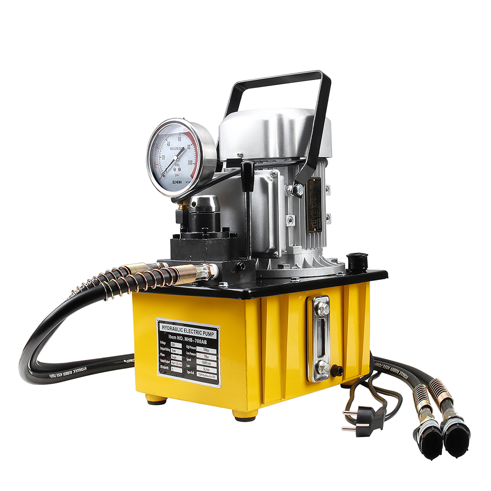 Bomba eléctrica hidráulica de doble acción, paquete de energía de alta presión de 700 bar, 750 W–3 KW