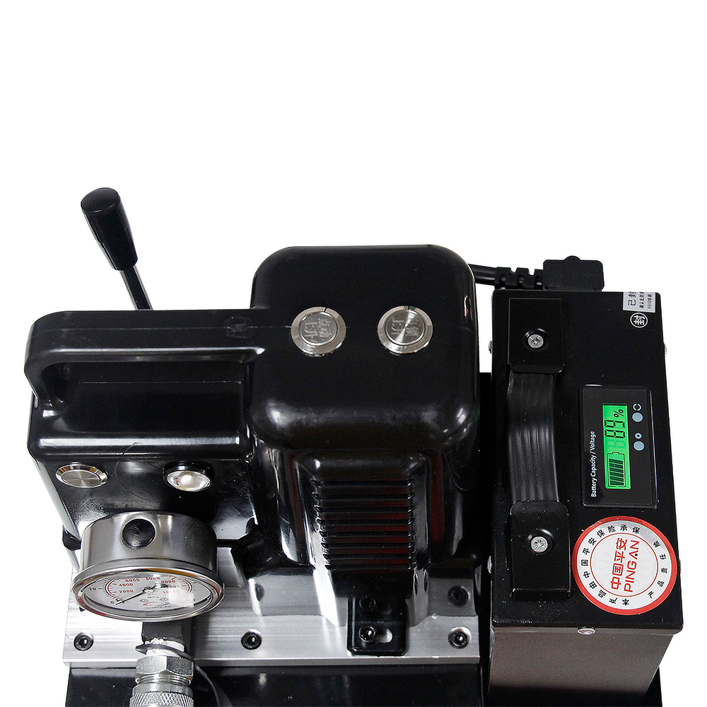 Bomba hidráulica portátil de acción simple alimentada por batería QQ-700B de 36 V/48 V