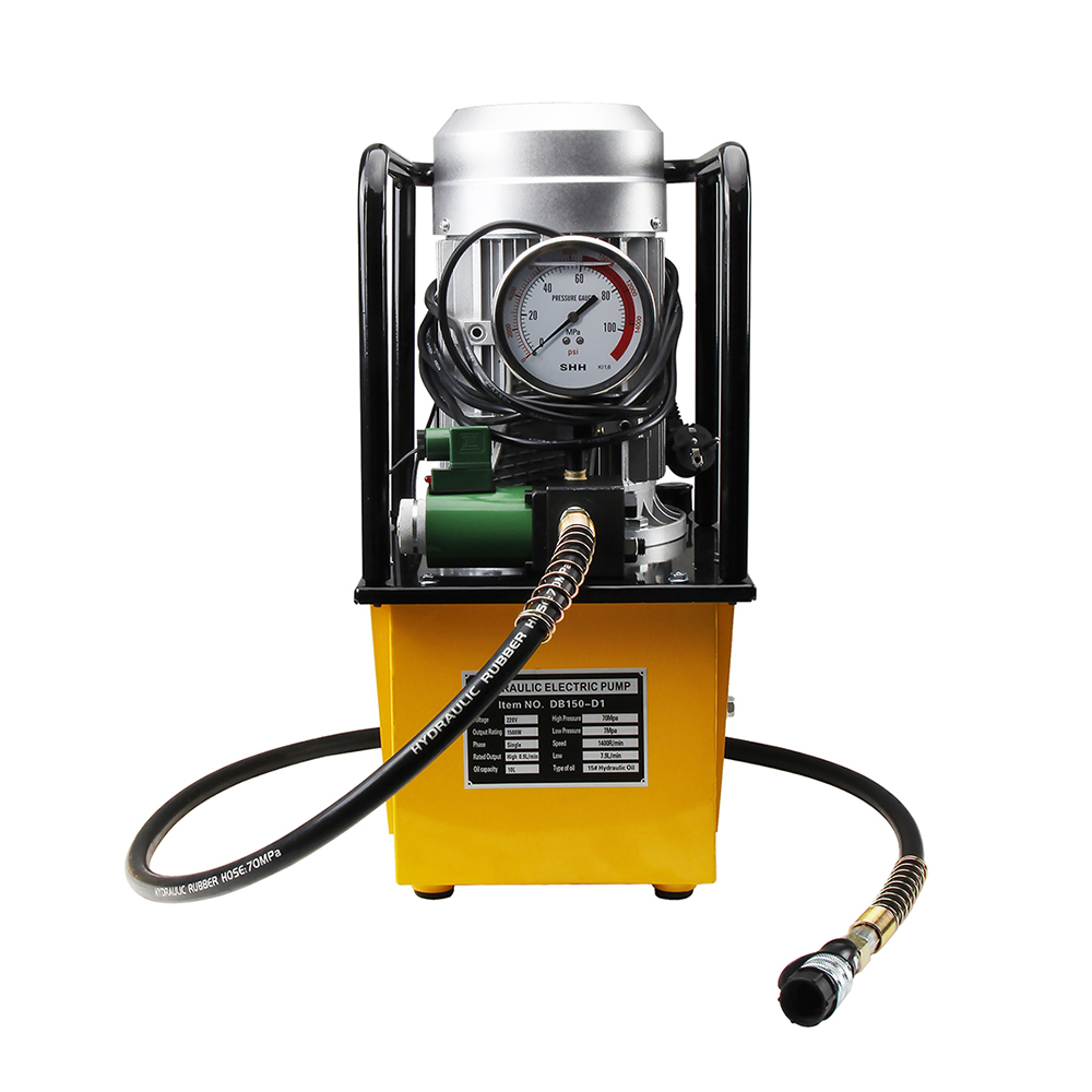 Bomba eléctrica hidráulica de acción simple de 750 W–3 KW Paquete de energía de alta presión de 700 bar