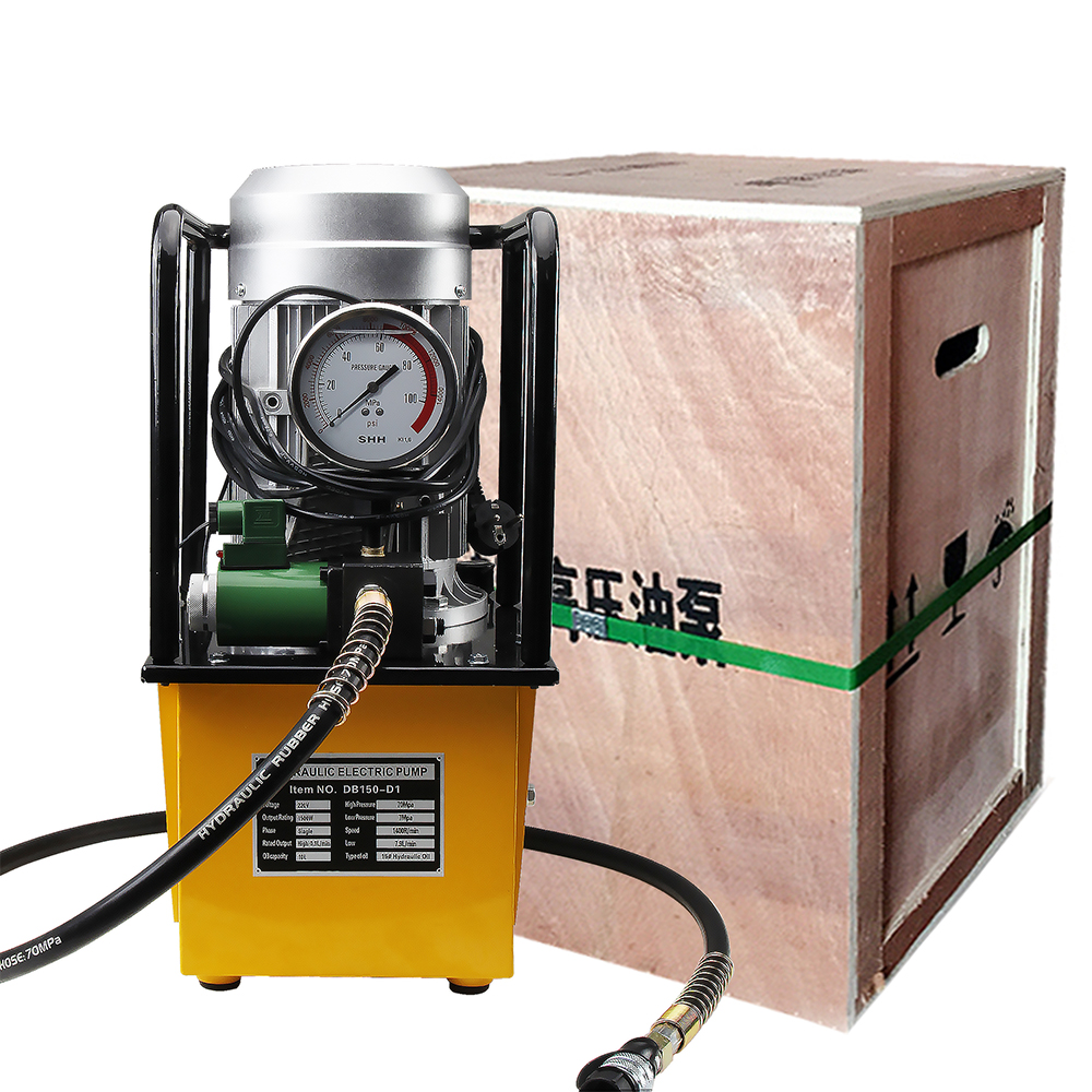 Bomba eléctrica hidráulica de acción simple de 750 W–3 KW Paquete de energía de alta presión de 700 bar