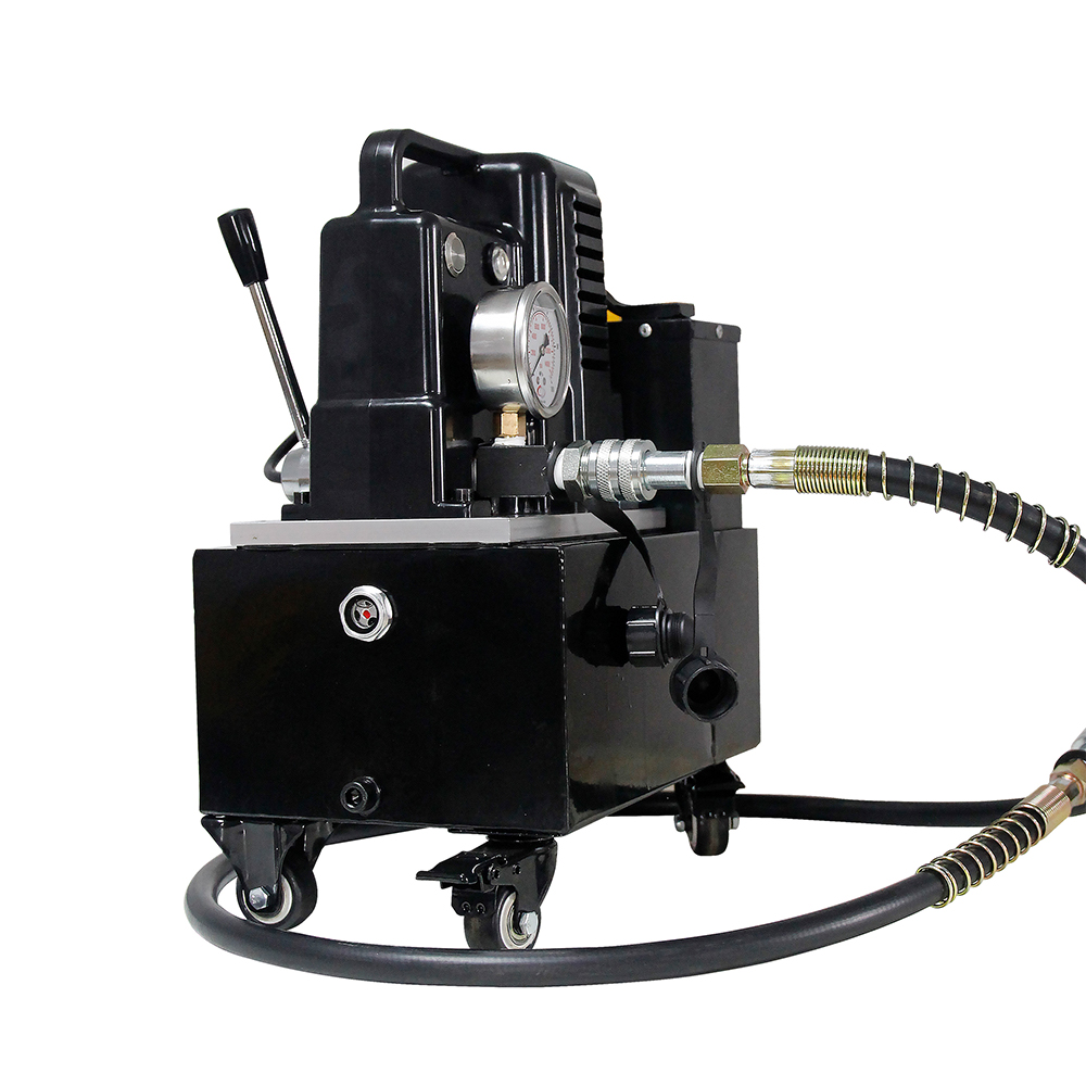 Bomba hidráulica portátil de acción simple alimentada por batería QQ-700B de 36 V/48 V
