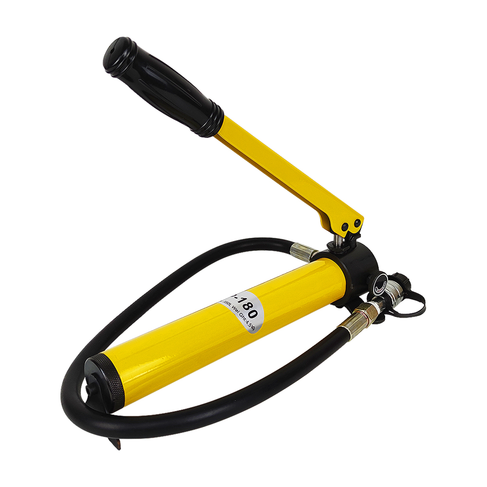 Bomba hidráulica compacta accionada manualmente Bomba manual de alta presión de 700 bar con tubo de 1,2 m