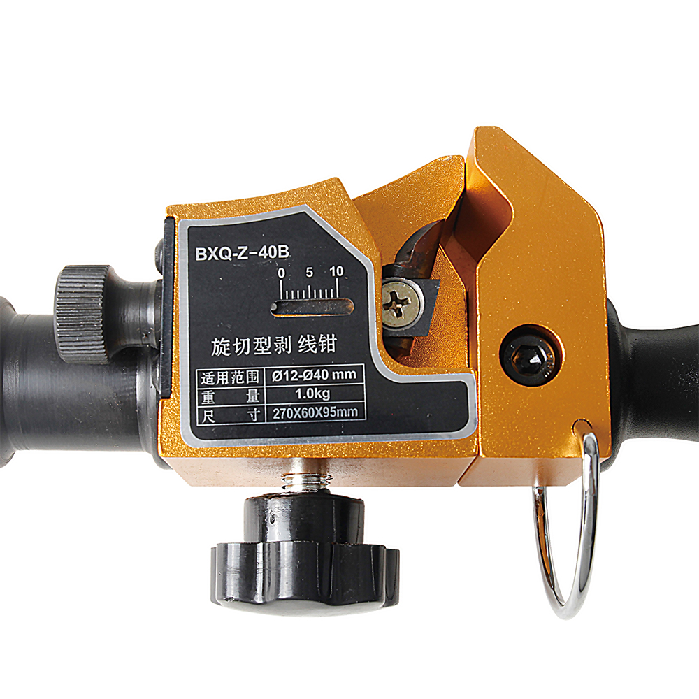Desbrozadora de cables ajustable rotativa con control de profundidad de precisión de 12-65 mm
