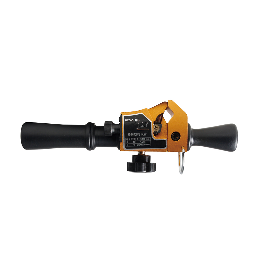 Desbrozadora de cables ajustable rotativa con control de profundidad de precisión de 12-65 mm