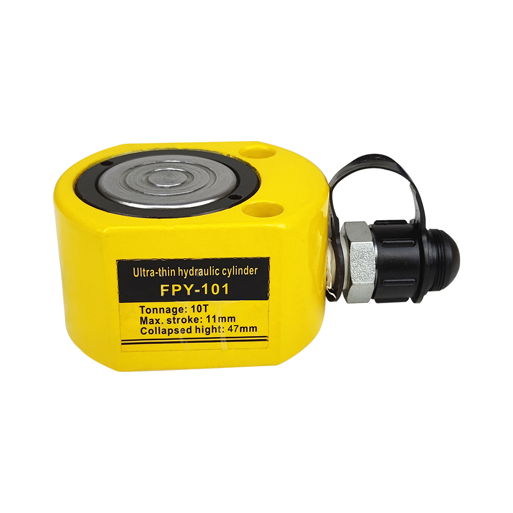 Serie FPY Gatos hidráulicos de perfil bajo de simple efecto 5T–200T