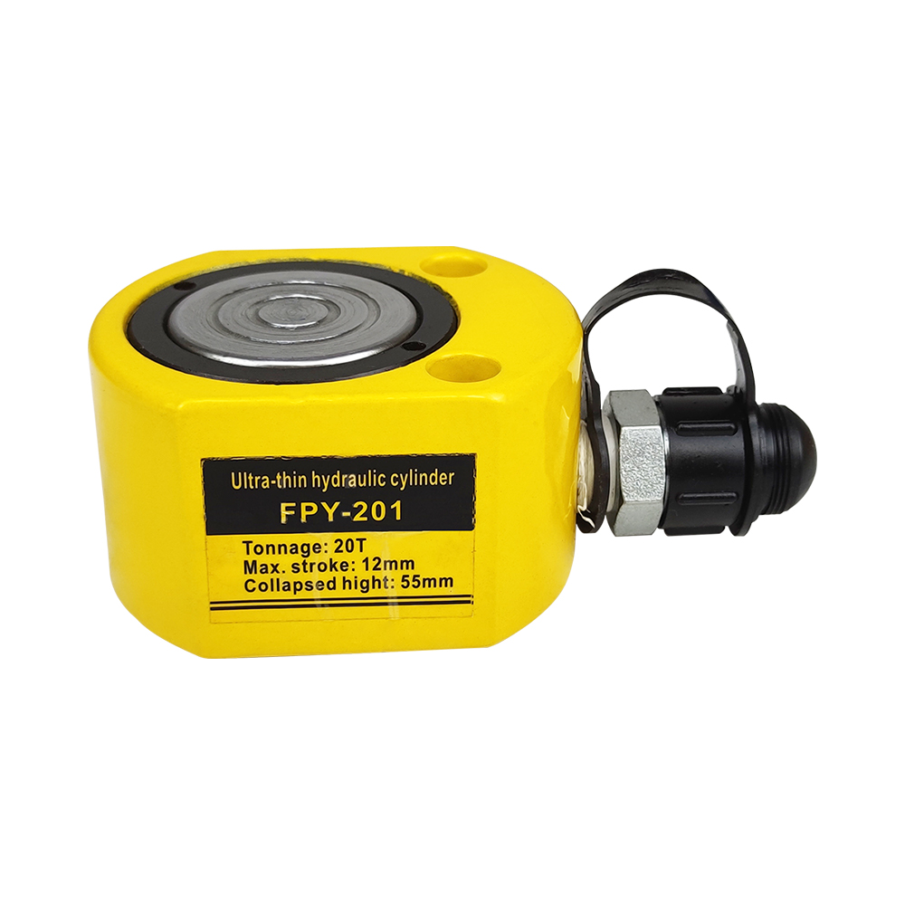 Serie FPY Gatos hidráulicos de perfil bajo de simple efecto 5T–200T