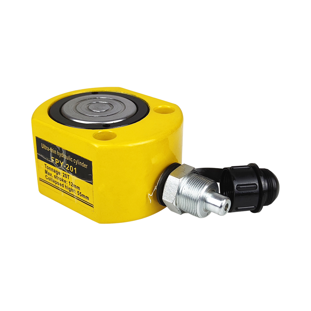Serie FPY Gatos hidráulicos de perfil bajo de simple efecto 5T–200T