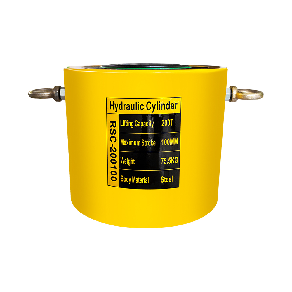 Serie RSC Gato hidráulico de cilindro de largo recorrido de simple efecto 20–200 toneladas