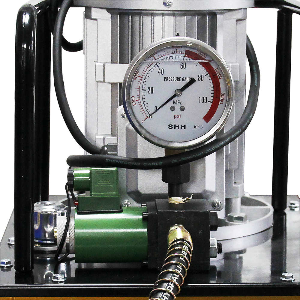 Bomba hidráulica eléctrica de simple efecto de 750W–3KW, grupo de potencia de 700 bar de alta presión