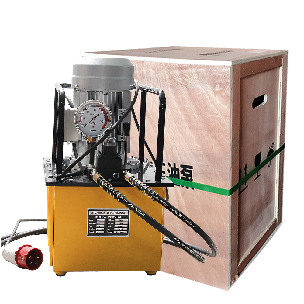 Bomba hidráulica eléctrica de doble efecto de 700 bar de alta presión, grupo de potencia 750W–3KW