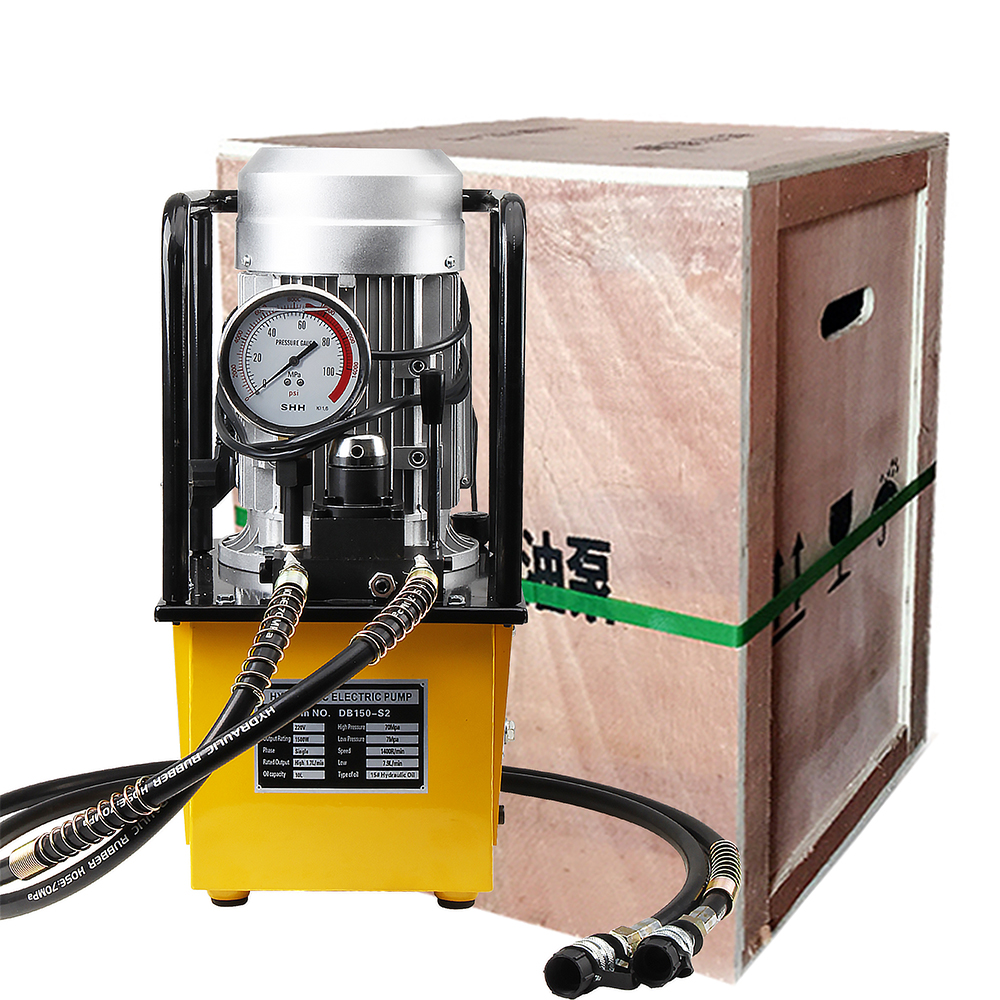 Bomba hidráulica eléctrica de doble efecto de 700 bar de alta presión, grupo de potencia 750W–3KW
