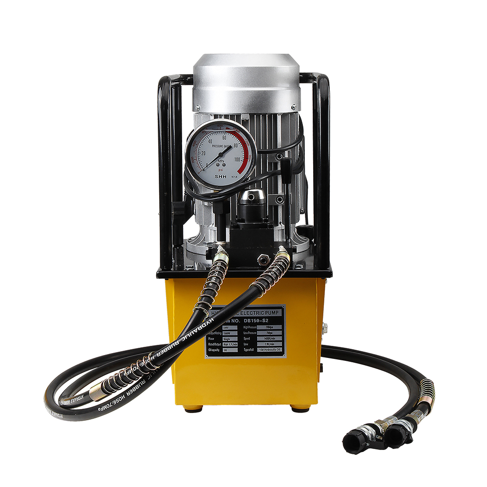Bomba hidráulica eléctrica de doble efecto de 700 bar de alta presión, grupo de potencia 750W–3KW