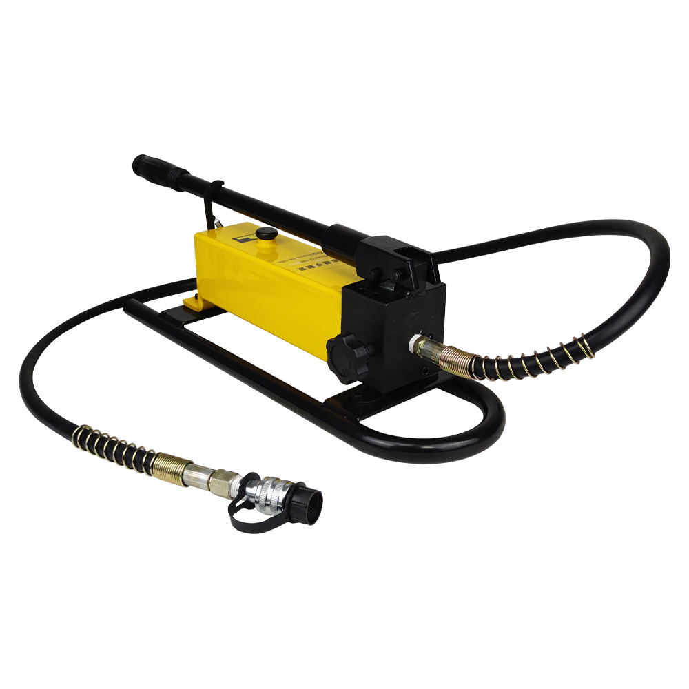 Bomba manual hidráulica de doble etapa 700 bar 700–2700 cc de simple efecto