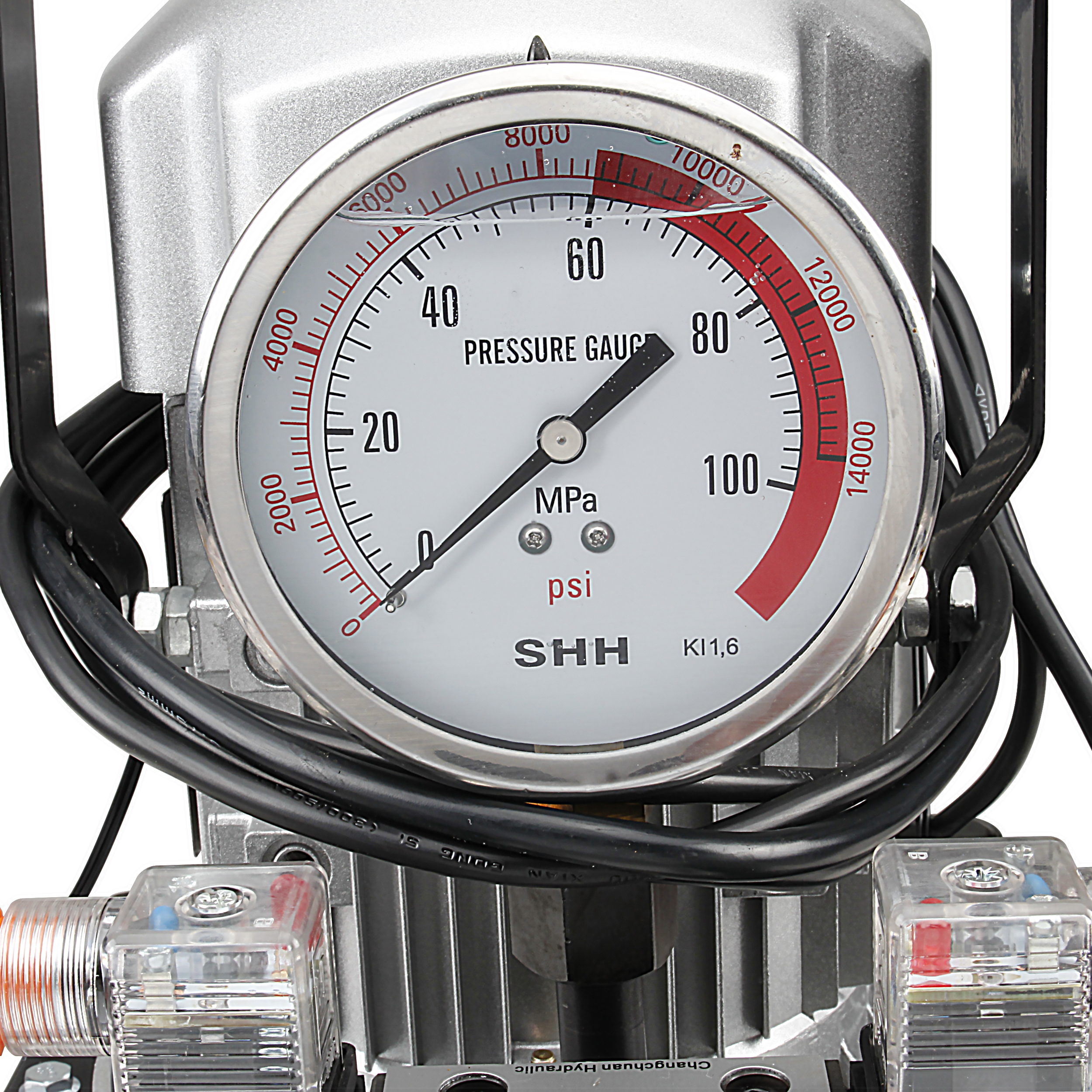 Bomba hidráulica eléctrica de doble efecto de 700 bar de alta presión, grupo de potencia 750W–3KW