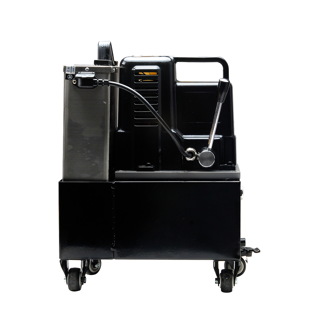 QQ-700B Bomba hidráulica a batería portátil de simple efecto 36V/48V