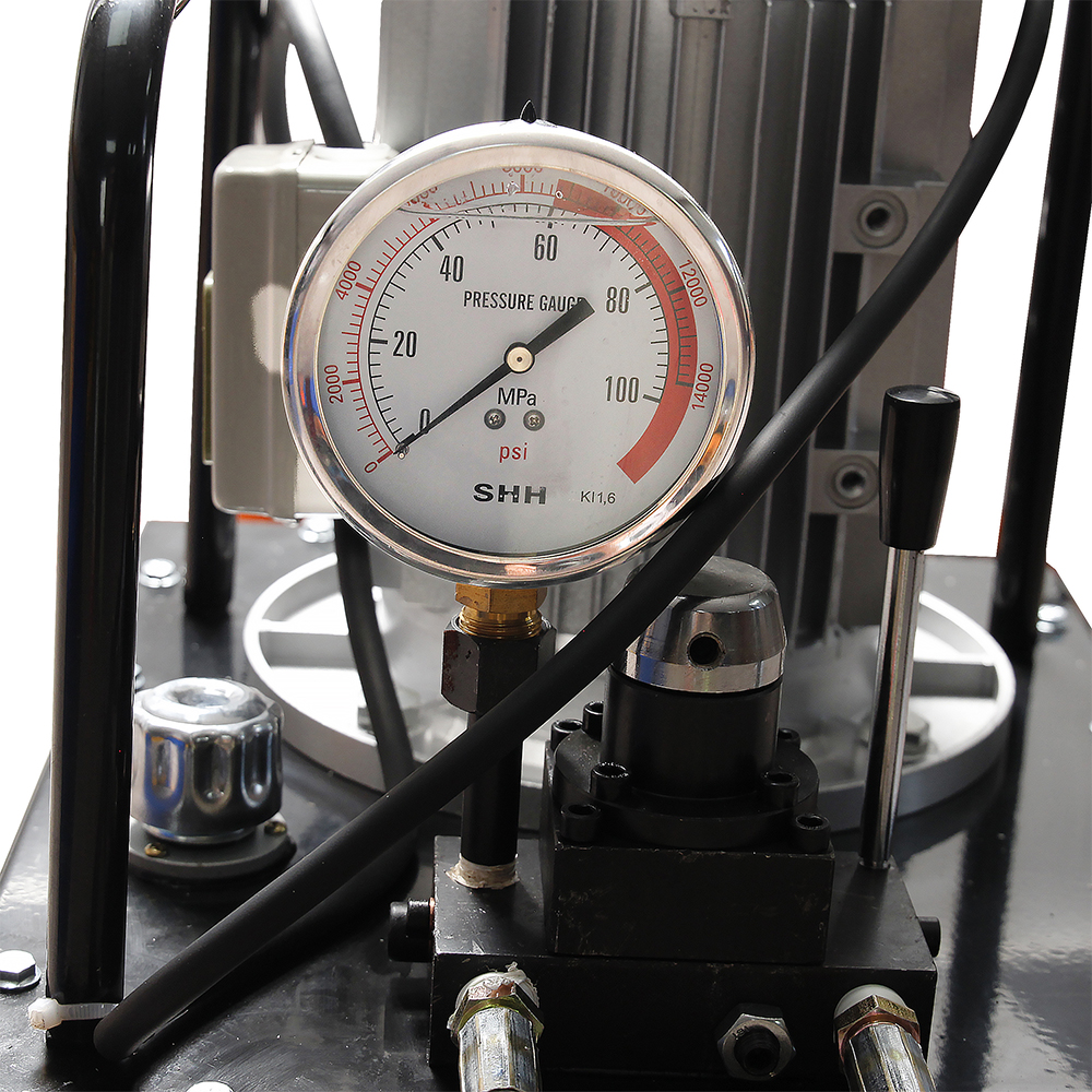 Bomba hidráulica eléctrica de doble efecto de 700 bar de alta presión, grupo de potencia 750W–3KW