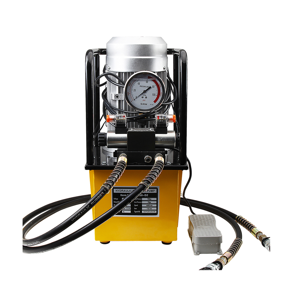 Bomba hidráulica eléctrica de doble efecto de 700 bar de alta presión, grupo de potencia 750W–3KW