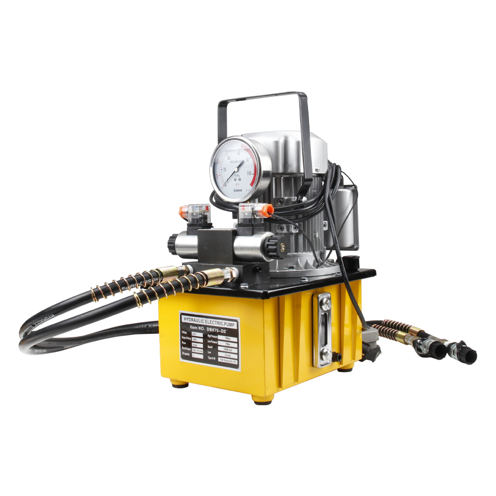 Bomba hidráulica eléctrica de doble efecto de 700 bar de alta presión, grupo de potencia 750W–3KW