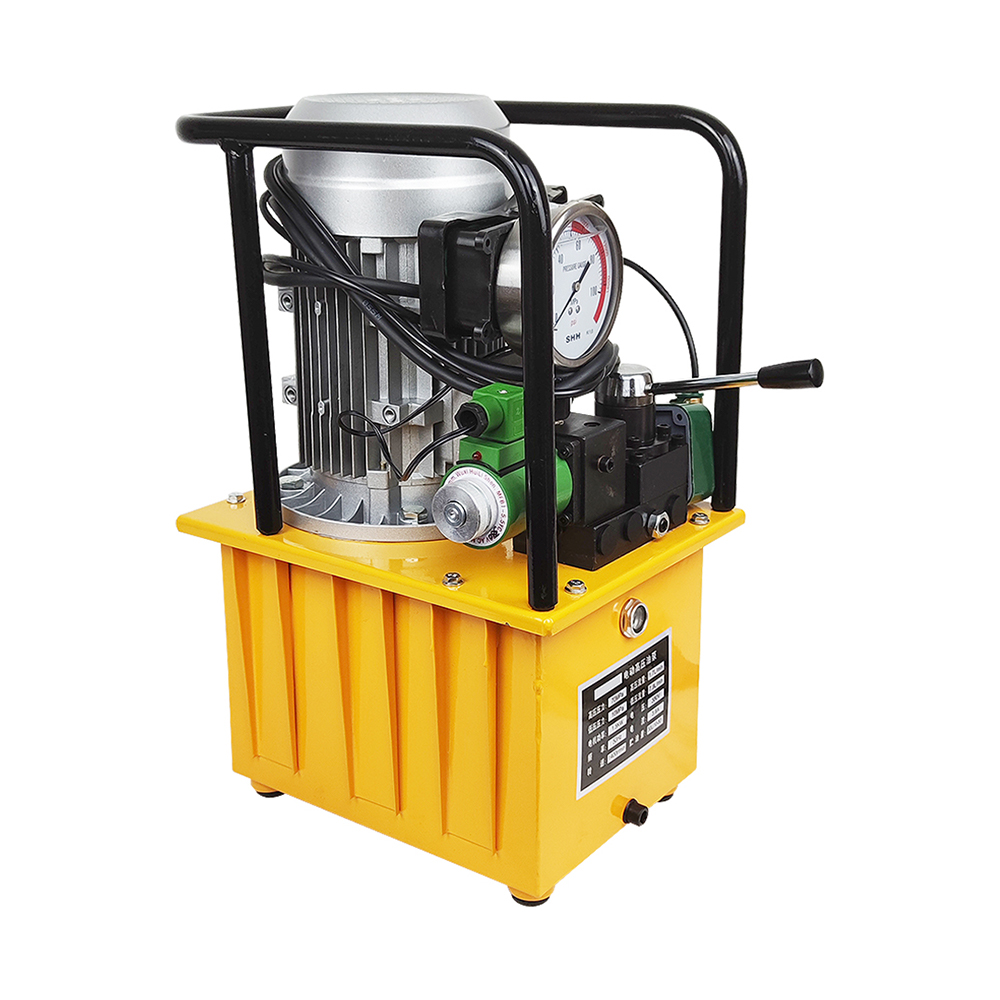 Bomba hidráulica eléctrica de tres vías de 750W–1.5KW, grupo de potencia de 700 bar de alta presión