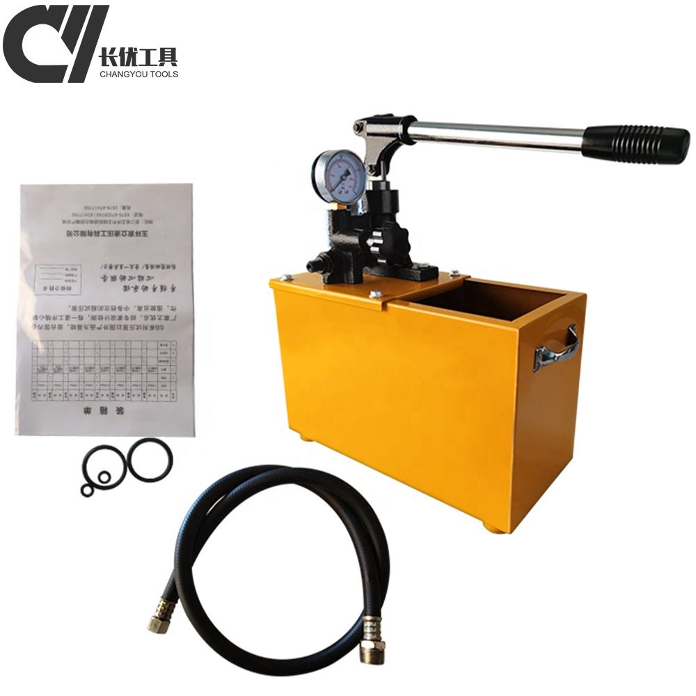 Bomba de prueba de presión manual 1.6MPa–25 bar serie SB para tuberías de agua