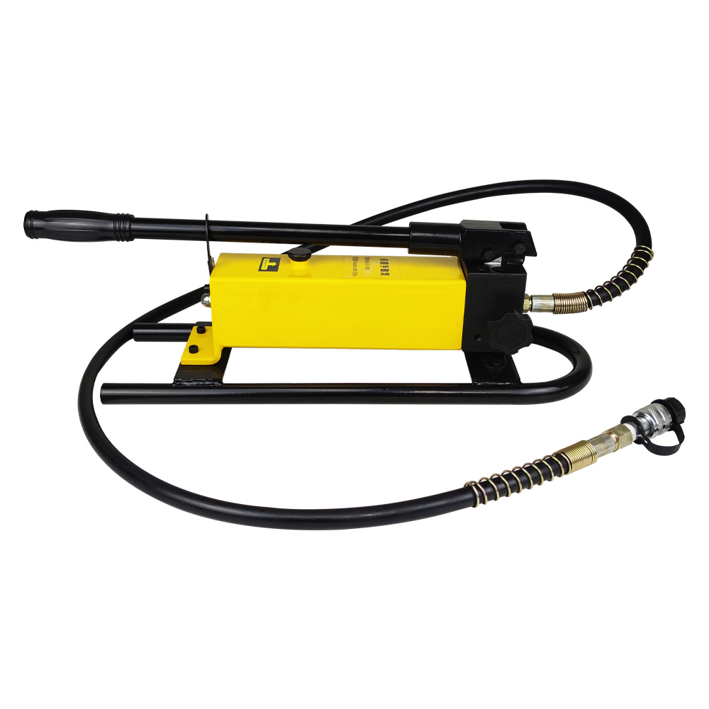 Bomba manual hidráulica de doble etapa 700 bar 700–2700 cc de simple efecto
