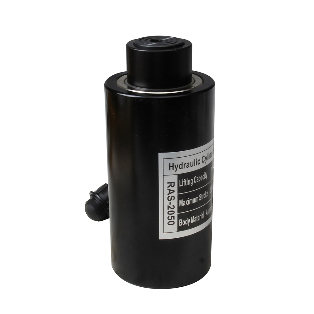 Gato hidráulico de aluminio de simple efecto 10T–30T carrera de 50 mm ligero portátil