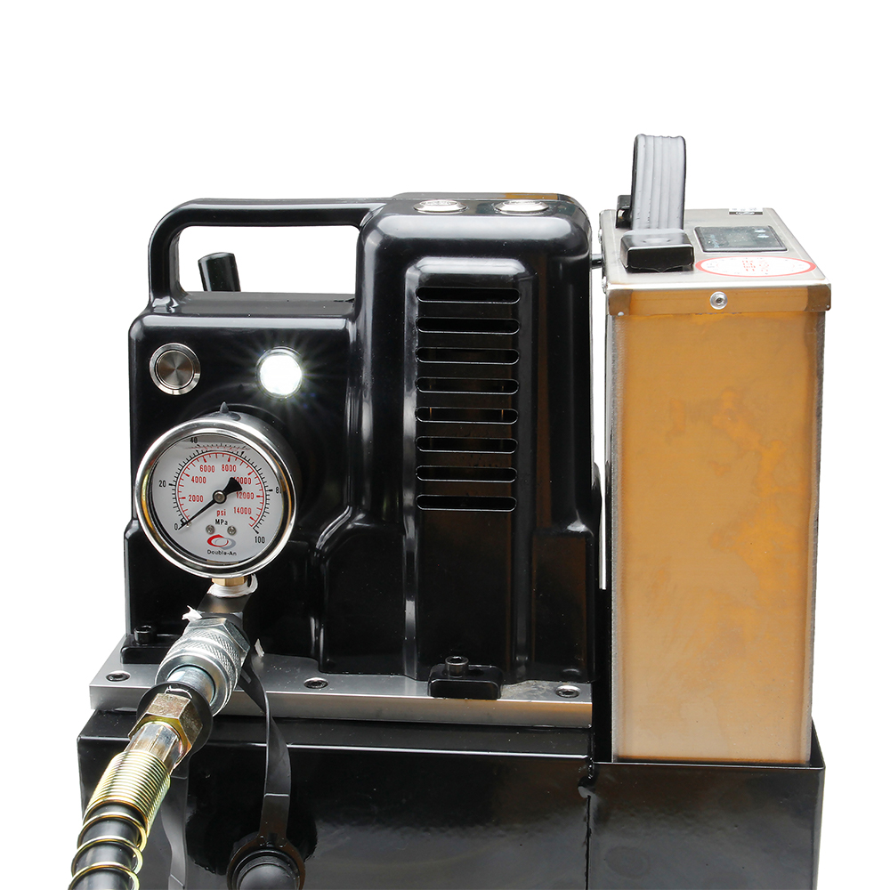 QQ-700B Bomba hidráulica a batería portátil de simple efecto 36V/48V