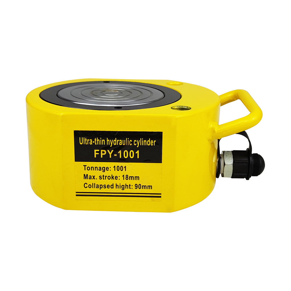 Serie FPY Gatos hidráulicos de perfil bajo de simple efecto 5T–200T