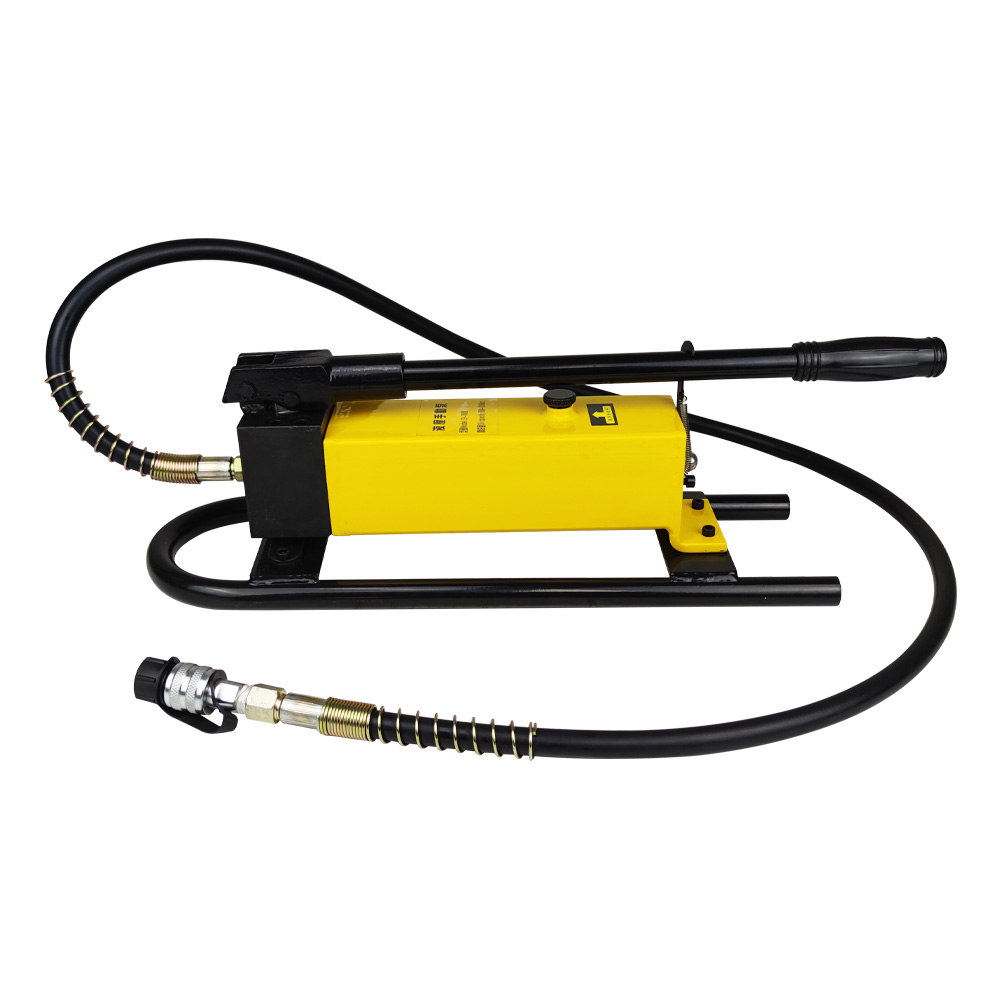 Bomba manual hidráulica de doble etapa 700 bar 700–2700 cc de simple efecto