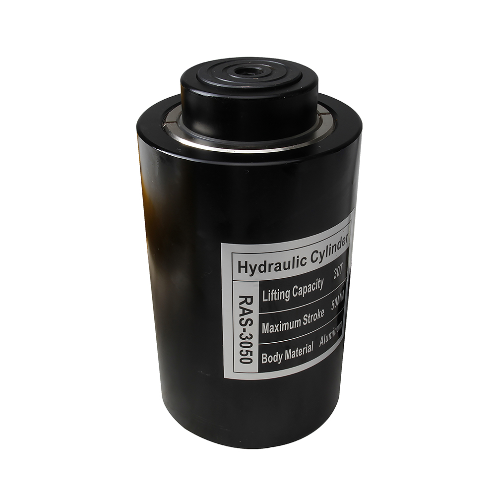 Gato hidráulico de aluminio de simple efecto 10T–30T carrera de 50 mm ligero portátil