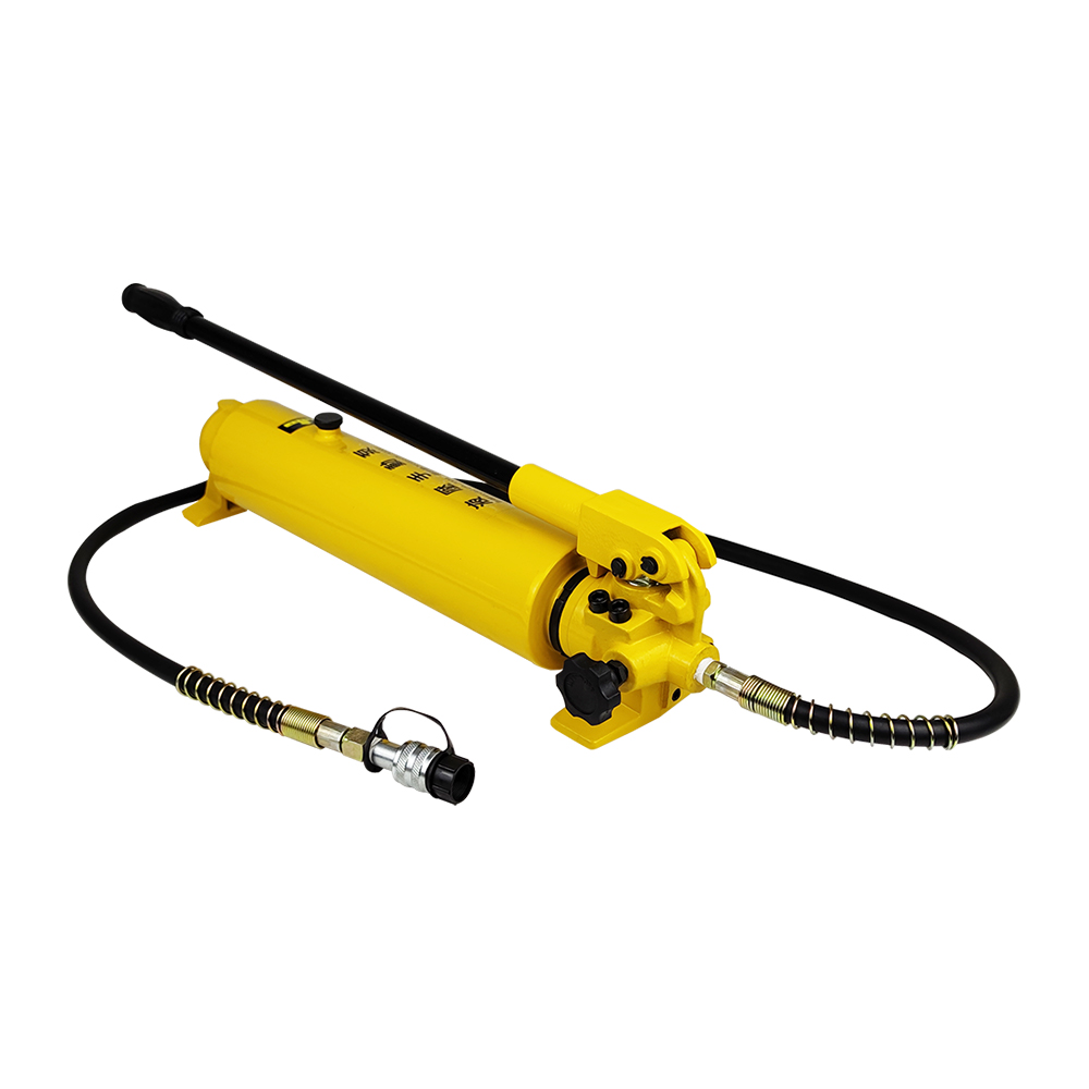Bomba manual hidráulica de doble etapa 700 bar 700–2700 cc de simple efecto